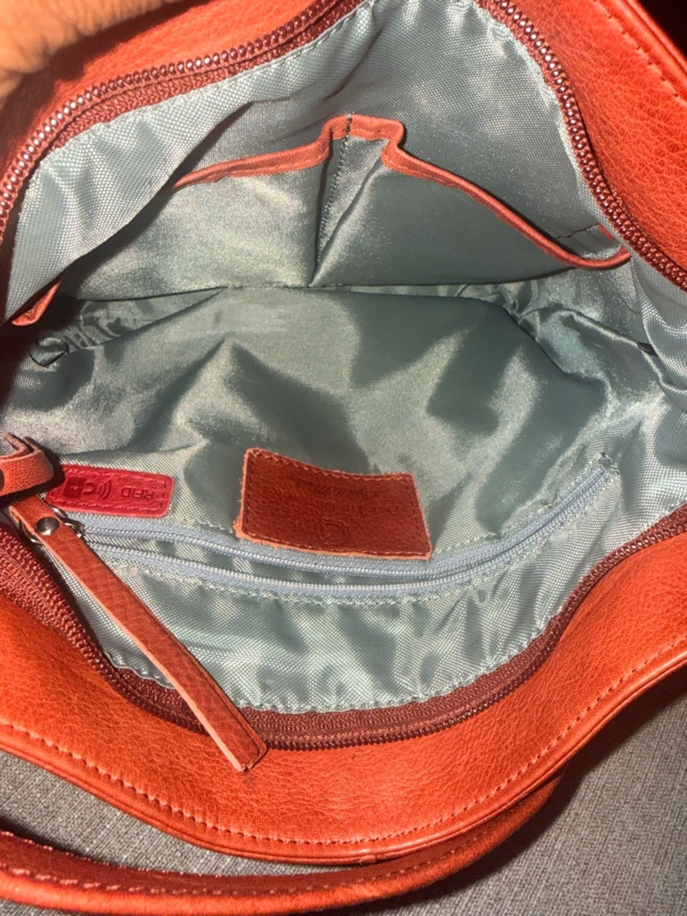 Osgoode Marley Classic‎ Red Leather Braided Accent Crossbody Bag - Picture 9 of 14